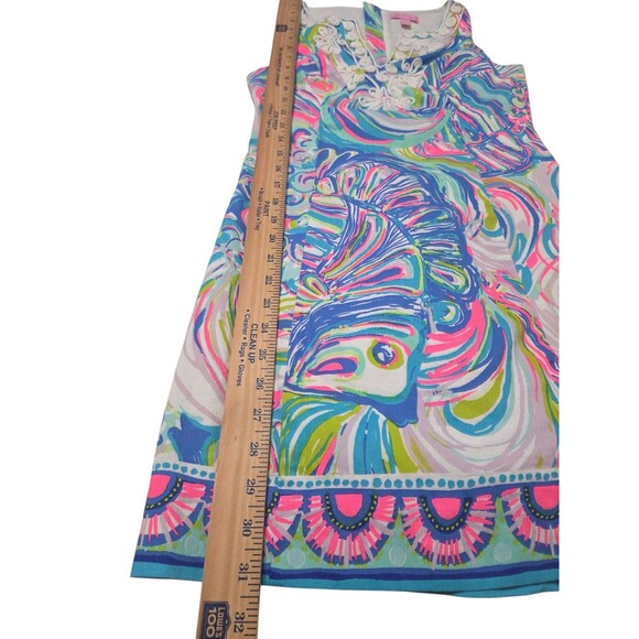 Lilly Pulitzer Gabby Shift Dress Guilty Pleasure Print Women's 00 EUC! B8.1 - Picture 10 of 16